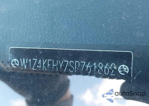 2025 Mercedes-Benz Sprinter 2500 Standard Roof 4-Cyl Diesel из США, поврежденный, VIN W1Z4KFHY7SP761862